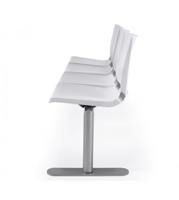 ATENEA BANCADA PLASTICA 2 PLAZAS +MESA