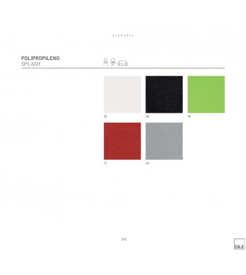 SPLASH PLASTICA TABURETE