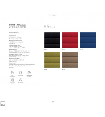 CUSTOM BANCADA TAPIZADA 4 PLAZAS + MESA