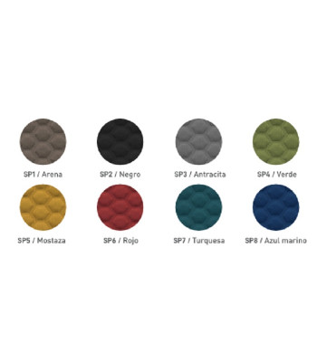 EQUIS TAPIZADA ESTRUCTURA NEGRA