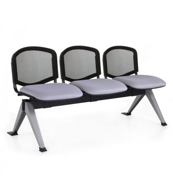 TECNIC BANCADA MALLA 4 PLAZAS + MESA