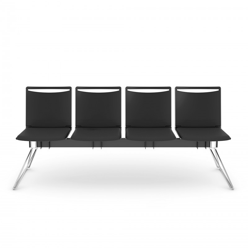 SPLASH PLASTICA BANCADA 3 PLAZAS + MESA